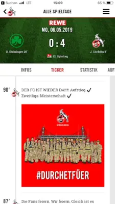 1. FC Köln App android App screenshot 2